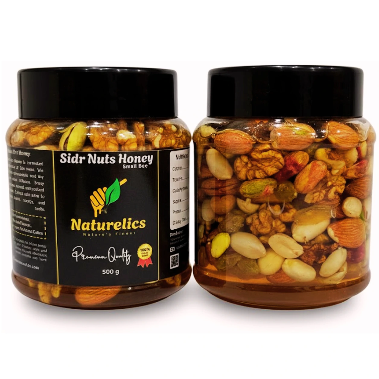 Sidr Nuts Honey Front and Back